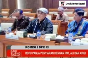 Ketua PWI Pusat Zulmansyah Soroti Dampak Revisi UU Penyiaran dalam RDPU Komisi I DPR RI
