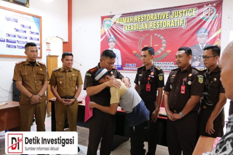 Kejari OKU Hentikan Kasus Penadahan HP Curian Dengan Restorative Justice, Korban Maafkan Tersangka
